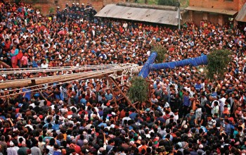 बिस्का जात्रालाई शान्तिपूर्ण बनाउन सद्भाव र्याली 