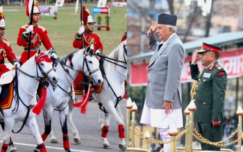 राष्ट्रपतिको प्रमुख आतिथ्यमा टुँडिखेलमा घोडेजात्रा सम्पन्न