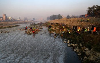 वाग्मती सफाइ महाअभियान ४५०औँ हप्ताको तयारी